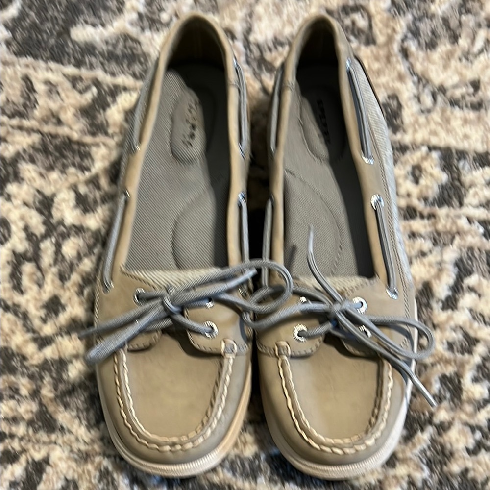 Sperry Tan Loafers Classic Flats